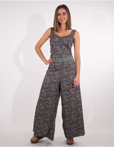 Sari long polyester jumpsuit