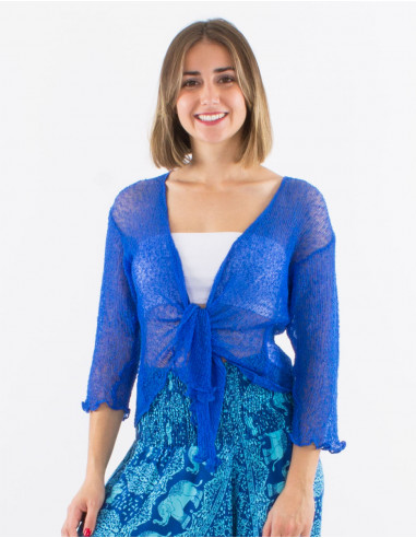 Polyester knitted jacket