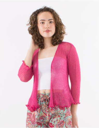 Polyester knitted jacket